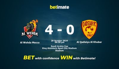 Al Wehda Mecca gegen Al Qadisiya Al Khubar Vorhersage, Quoten und Wetttipps 28.10.2024