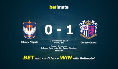 Albirex Niigata vs. Cerezo Osaka Vorhersage, Quoten und Wetttipps 12.03.2023