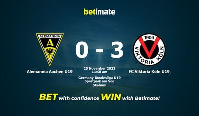Alemannia Aachen U19 vs. FC Viktoria Köln U19 Vorhersage, Quoten & Wetttipps 25.11.2023