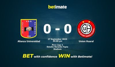 Alianza Universidad vs. Union Huaral Vorhersage, Quoten und Wetttipps 27.09.2023