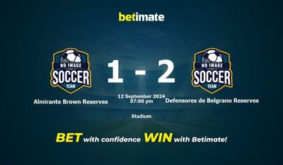 Almirante Brown Reserves vs. Defensores de Belgrano Reserves Vorhersage, Quoten und Wetttipps 09.12.2024