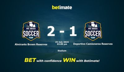 Almirante Brown Reserves vs. Deportivo Camioneros Reserves Vorhersage, Quoten und Wetttipps 25.07.2024
