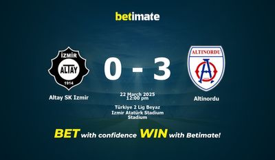 Altay SK Izmir vs. Altinordu – Vorhersage, Quoten und Wett-Tipps – 22.03.2025