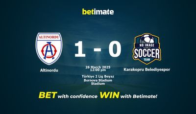 Altinordu vs. Karakopru Belediyespor Vorhersage, Quoten und Wetttipps 26.03.2025