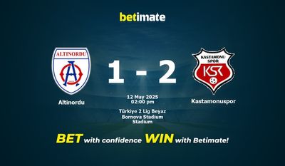 Altinordu vs. Kastamonuspor – Vorhersage, Quoten und Wett-Tipps – 12.05.2025