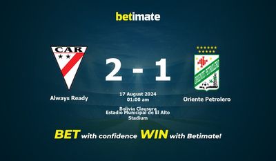 Always Ready vs. Oriente Petrolero – Vorhersage, Quoten und Wetttipps 17.08.2024