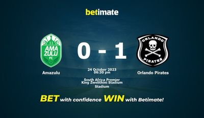 Amazulu vs. Orlando Pirates Vorhersage, Quoten und Wetttipps 24.10.2023