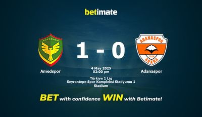 Amedspor vs. Adanaspor – Vorhersage, Quoten und Wett-Tipps, 05.04.2025
