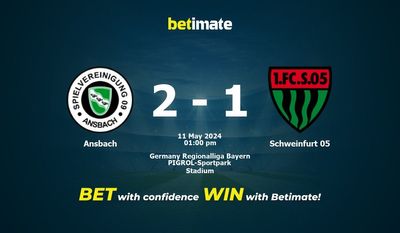 Ansbach vs. Schweinfurt 05 Vorhersage, Quoten & Wetttipps 05.11.2024