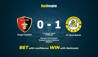 Aragvi Dusheti vs. FC Sioni Bolnisi Vorhersage, Quoten und Wetttipps 03.12.2024