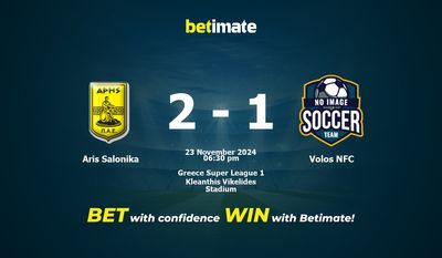 Aris Saloniki vs. Volos NFC Vorhersage, Quoten & Wetttipps 23.11.2024