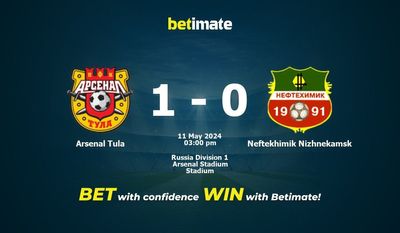 Arsenal Tula gegen Neftekhimik Nischnekamsk Vorhersage, Quoten und Wetttipps 05.11.2024