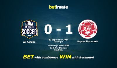 AS Ashdod vs. Hapoel Marmorek – Vorhersage, Quoten und Wetttipps 20.09.2024