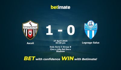 Ascoli vs. Legnago Salus – Vorhersage, Quoten und Wett-Tipps – 27.04.2025