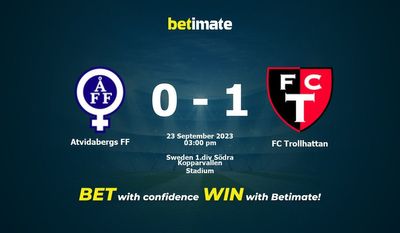 Åtvidabergs FF gegen FC Trollhättan Vorhersage, Quoten und Wetttipps 23.09.2023