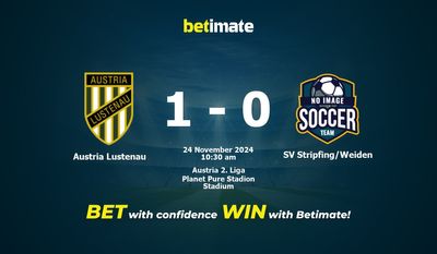 Austria Lustenau gegen SV Stripfing/Weiden Vorhersage, Quoten & Wetttipps 24.11.2024