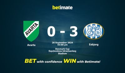 Avarta vs. Esbjerg – Vorhersage, Quoten und Wetttipps 26.09.2024