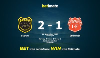 Baerum vs. Strommen Vorhersage, Quoten und Wetttipps 11.11.2023