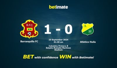 Barranquilla FC vs. Atletico Huila Vorhersage, Quoten & Wetttipps 25.09.2024