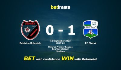 Belshina Bobruisk vs. FC Slutsk Vorhersage, Quoten & Wetttipps 16.09.2023