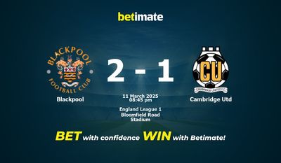 Blackpool vs. Cambridge Utd – Vorhersage, Quoten und Wetttipps 03.11.2025