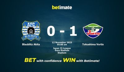 Blaublitz Akita vs. Tokushima Vortis Vorhersage, Quoten und Wetttipps 11.12.2023