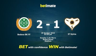 Bodens BK FF gegen IF Sylvia Vorhersage, Quoten und Wetttipps 29.10.2023