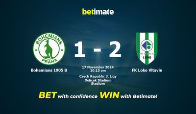 Bohemians 1905 B vs. FK Loko Vltavin – Vorhersage, Quoten und Wetttipps 17.11.2024