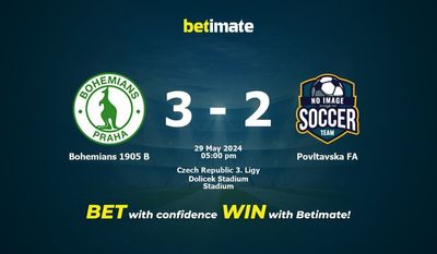 Bohemians 1905 B gegen Povltavska FA Vorhersage, Quoten und Wetttipps 29.05.2024
