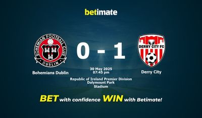 Bohemians Dublin vs. Derry City – Vorhersage, Quoten und Wetttipps – 30.05.2025