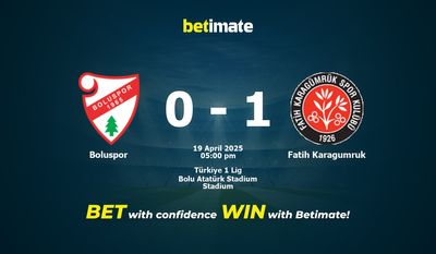 Boluspor gegen Fatih Karagumruk Vorhersage, Quoten und Wetttipps 19.04.2025