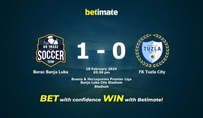 Borac Banja Luka vs. FK Tuzla City Vorhersage, Quoten und Wetttipps 18.02.2024