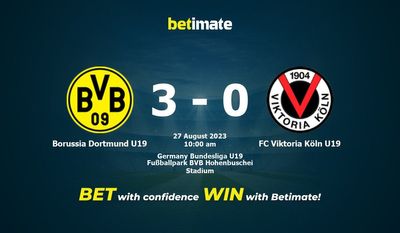 Borussia Dortmund U19 vs. FC Viktoria Köln U19 Vorhersage, Quoten & Wetttipps 27.08.2023