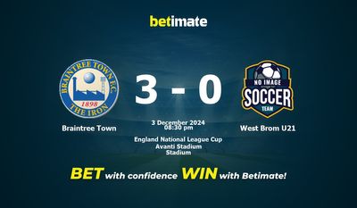 Braintree Town vs. West Brom U21 Vorhersage, Quoten und Wetttipps 12.03.2024