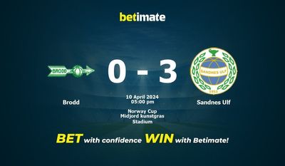 Brodd gegen Sandnes Ulf Vorhersage, Quoten und Wetttipps 04.10.2024