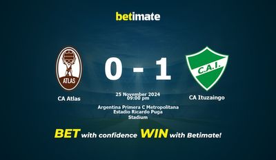 CA Atlas gegen CA Ituzaingo Vorhersage, Quoten und Wetttipps 25.11.2024