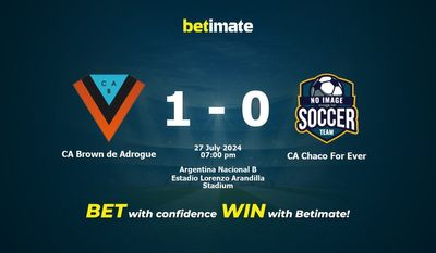 CA Brown de Adrogue vs. CA Chaco For Ever – Vorhersage, Quoten und Wetttipps 27.07.2024