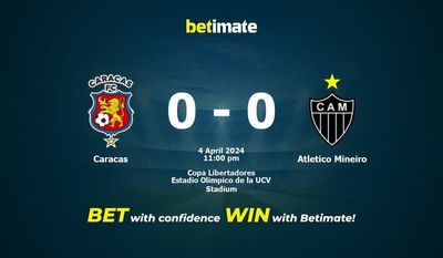 Caracas vs. Atletico Mineiro Vorhersage, Quoten und Wetttipps 04.04.2024
