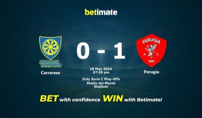 Carrarese gegen Perugia Vorhersage, Quoten und Wetttipps 18.05.2024
