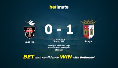 Casa Pia vs. Braga – Vorhersage, Quoten und Wett-Tipps – 10.05.2025