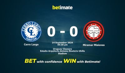 Vorhersage, Quoten und Wetttipps für Cerro Largo gegen Miramar Misiones 14.09.2024