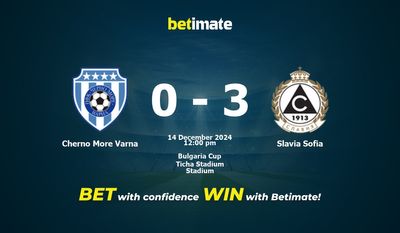 Cherno More Varna gegen Slavia Sofia Vorhersage, Quoten und Wetttipps 14.12.2024