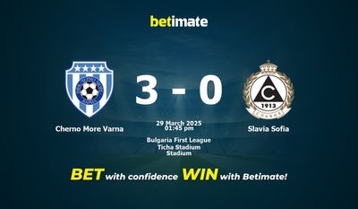 Cherno More Varna gegen Slavia Sofia Vorhersage, Quoten und Wetttipps 29.03.2025