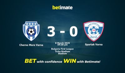 Cherno More Varna vs. Spartak Varna Vorhersage, Quoten und Wetttipps 03.08.2025