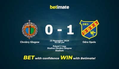 Chrobry Glogow gegen Odra Opole Vorhersage, Quoten und Wetttipps 23.11.2024