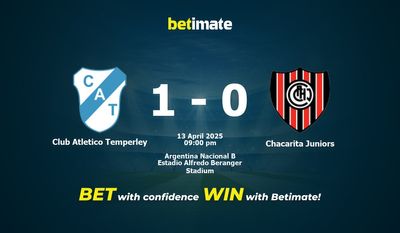 Club Atletico Temperley vs. Chacarita Juniors – Vorhersage, Quoten und Wetttipps – 13.04.2025