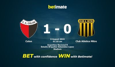 Colon vs. Club Atletico Mitre – Vorhersage, Quoten und Wetttipps 08.06.2024