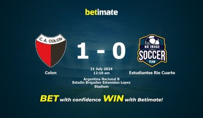 Colon vs. Estudiantes Rio Cuarto Vorhersage, Quoten und Wetttipps 20.07.2024