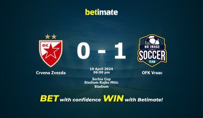 Crvena Zvezda vs. OFK Vrsac Vorhersage, Quoten und Wetttipps 04.10.2024