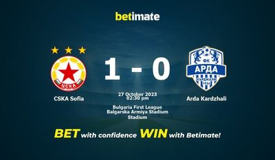 CSKA Sofia vs. Arda Kardzhali Vorhersage, Quoten und Wetttipps 27.10.2023